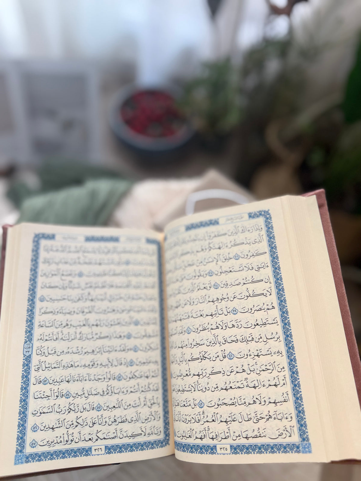 غلاف مصحف فرحين بما آتاهم💕✨